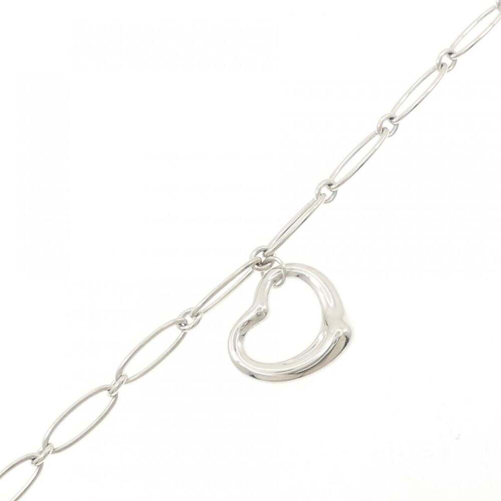 TIFFANY Silver Heart Charm Bracelet